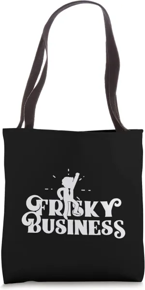 Frisky Business Risky Startup Entrepreneur Design Tote Bag