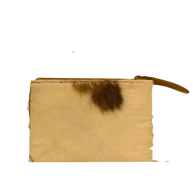 Fur Ball Leather Bag