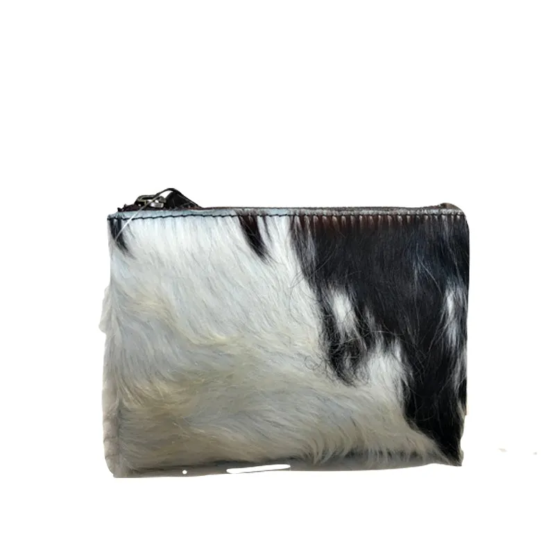 Fur Ball Leather Bag
