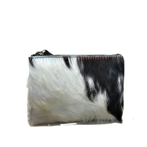 Fur Ball Leather Bag