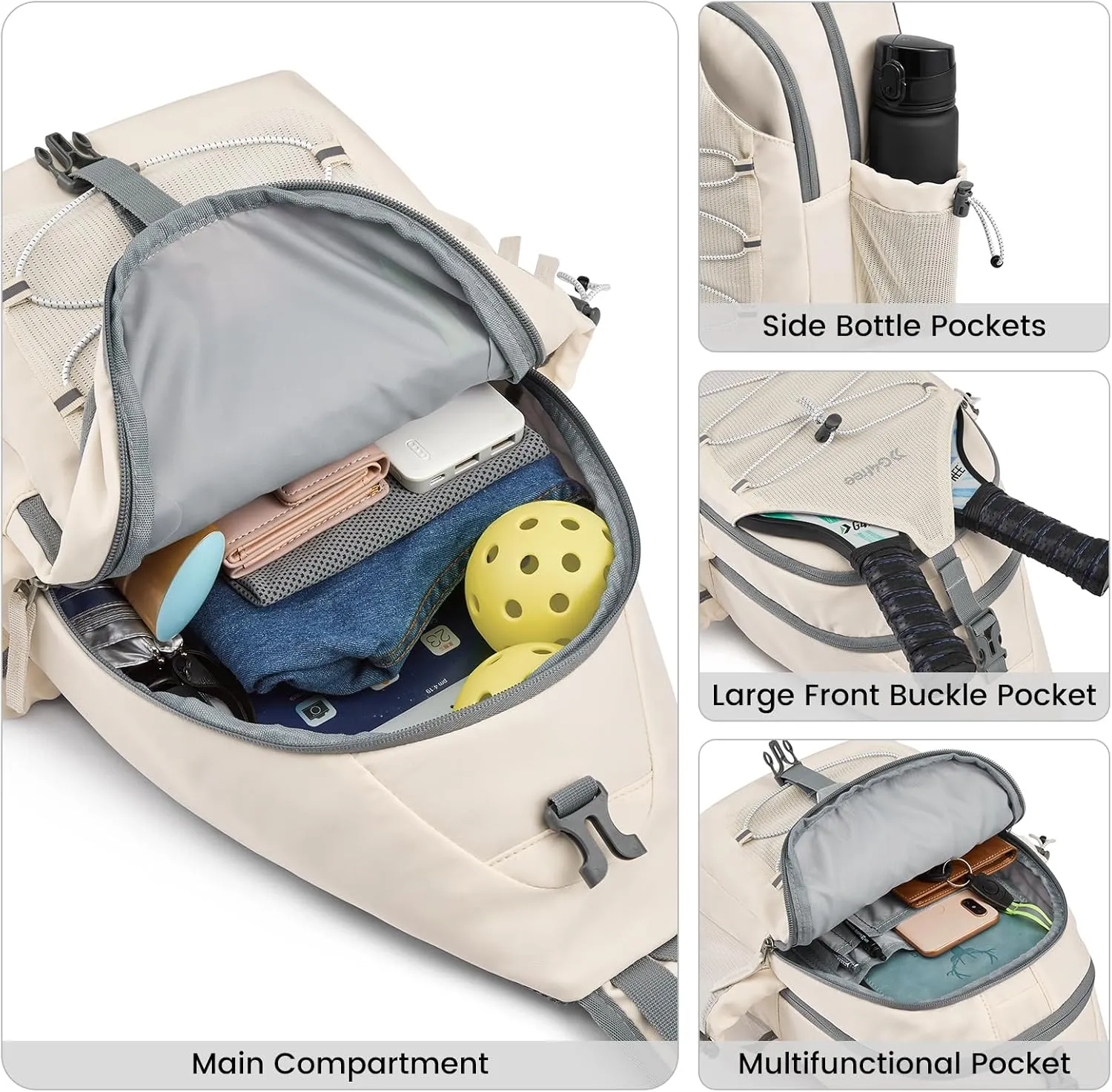 G4Free Pickleball Sling Bag for Women - Lightweight Crossbody Sports Bag
