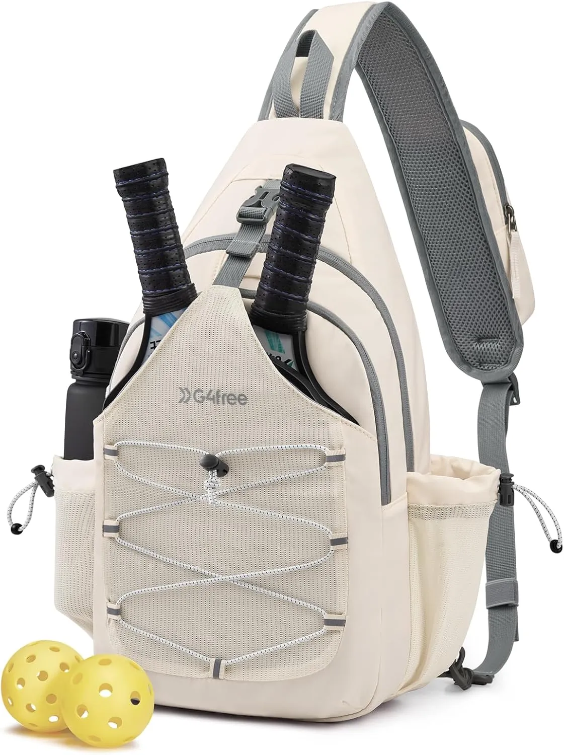 G4Free Pickleball Sling Bag for Women - Lightweight Crossbody Sports Bag