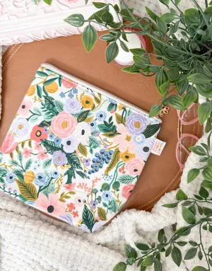 Garden Party in Ivory Carry-All Pouch