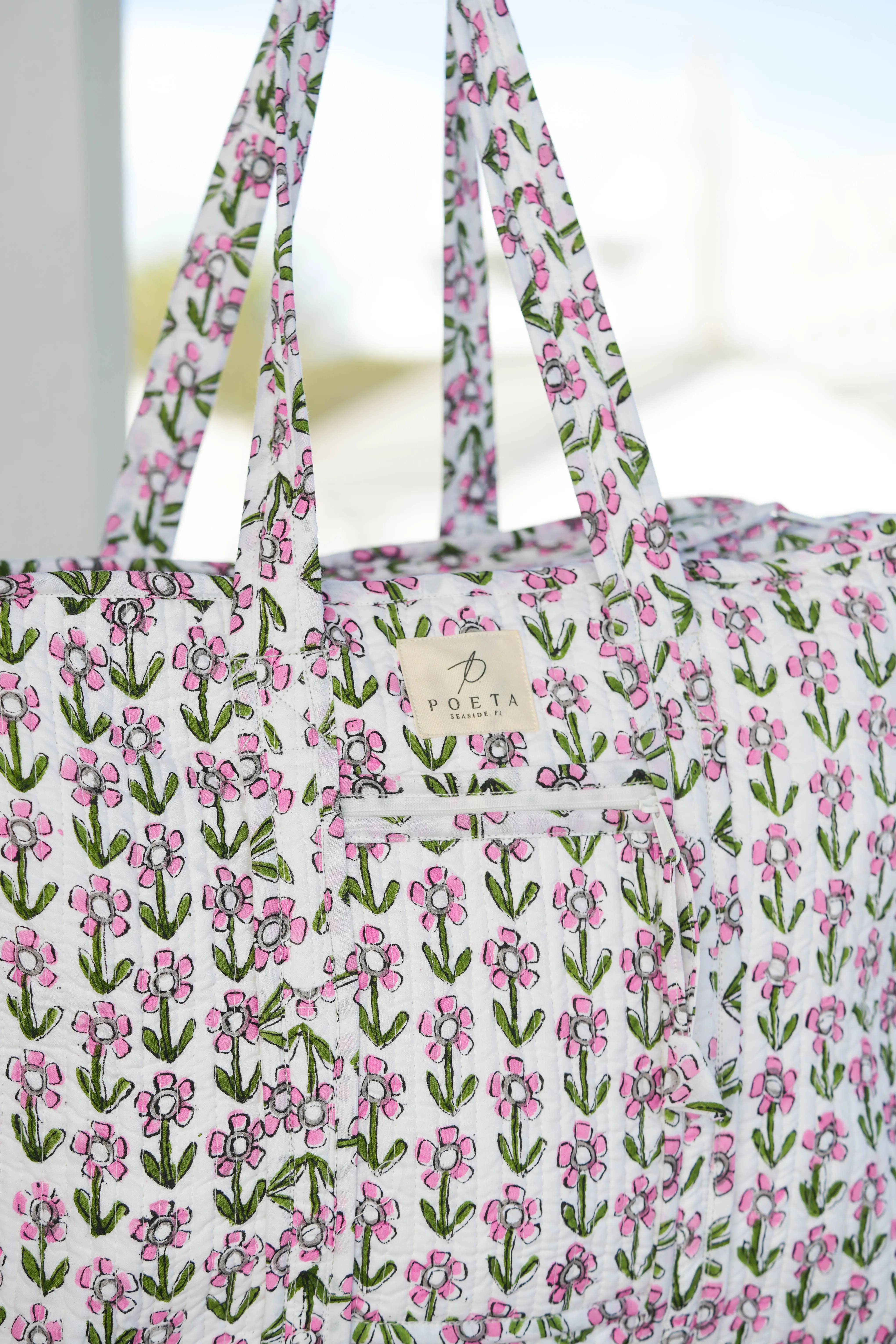 Garden Zipper Tote