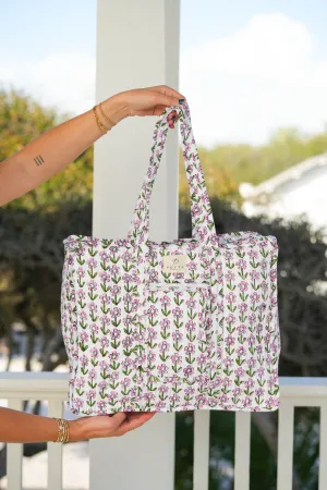 Garden Zipper Tote