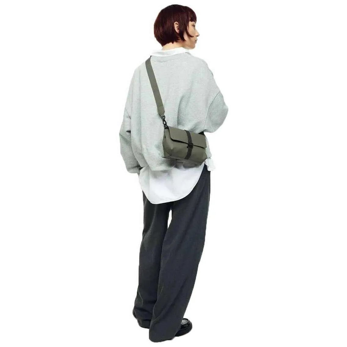 Gaston Luga Spläsh Crossbody Bag - Olive Green