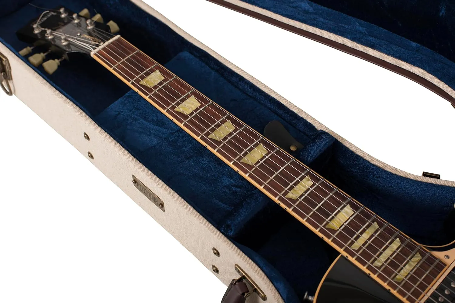 Gator Cases Journeyman Series Deluxe Wood Case for Gibson Les Paul Guitars (GW-JM-LPS)