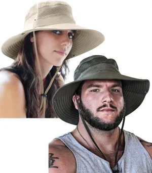 GearTOP Safari Sun Hat for Men and Sun Hats for Women UV Protection UPF 50  Hiking, Gardening, Fishing