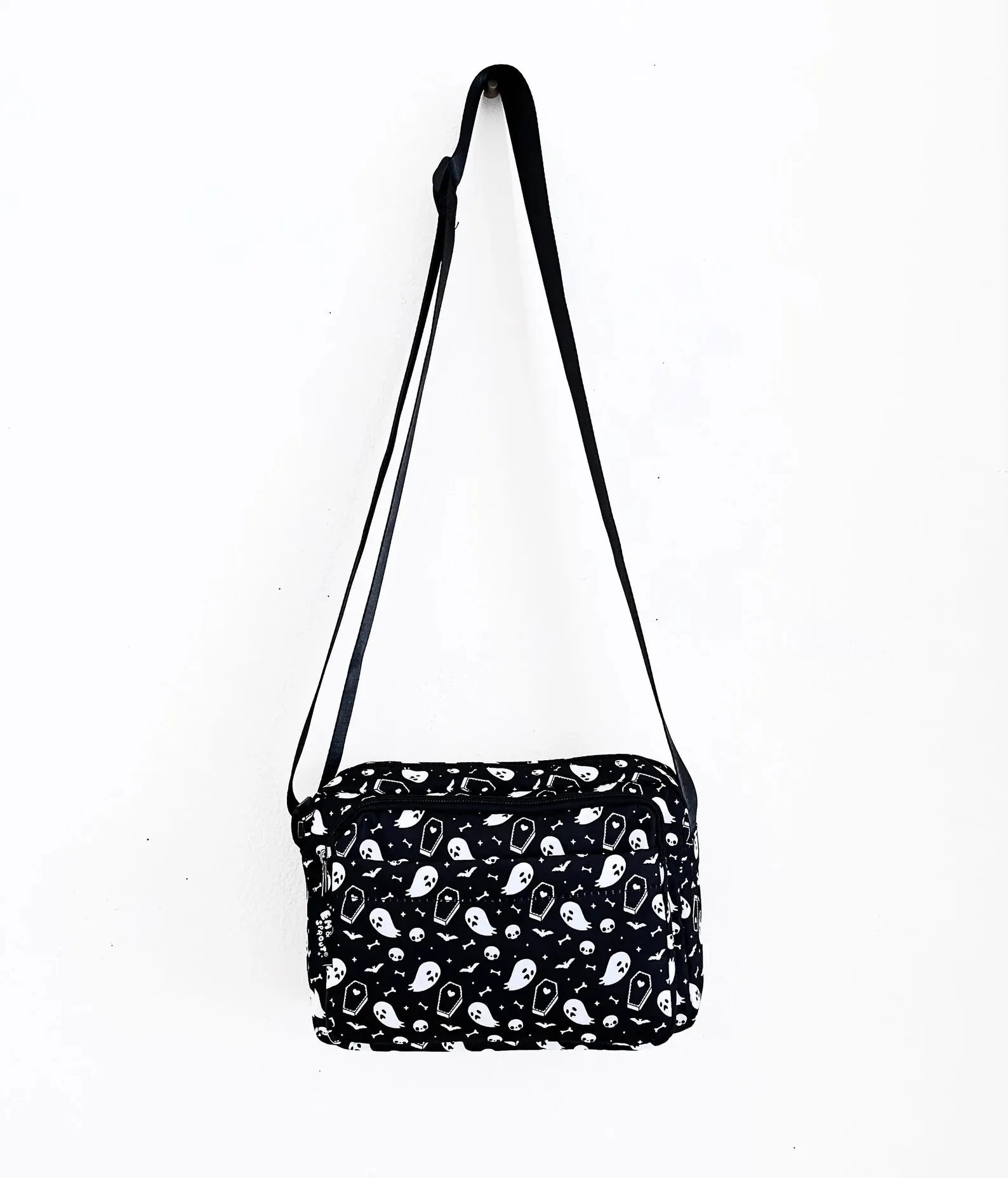 Ghost and Coffin Crossbody Bag