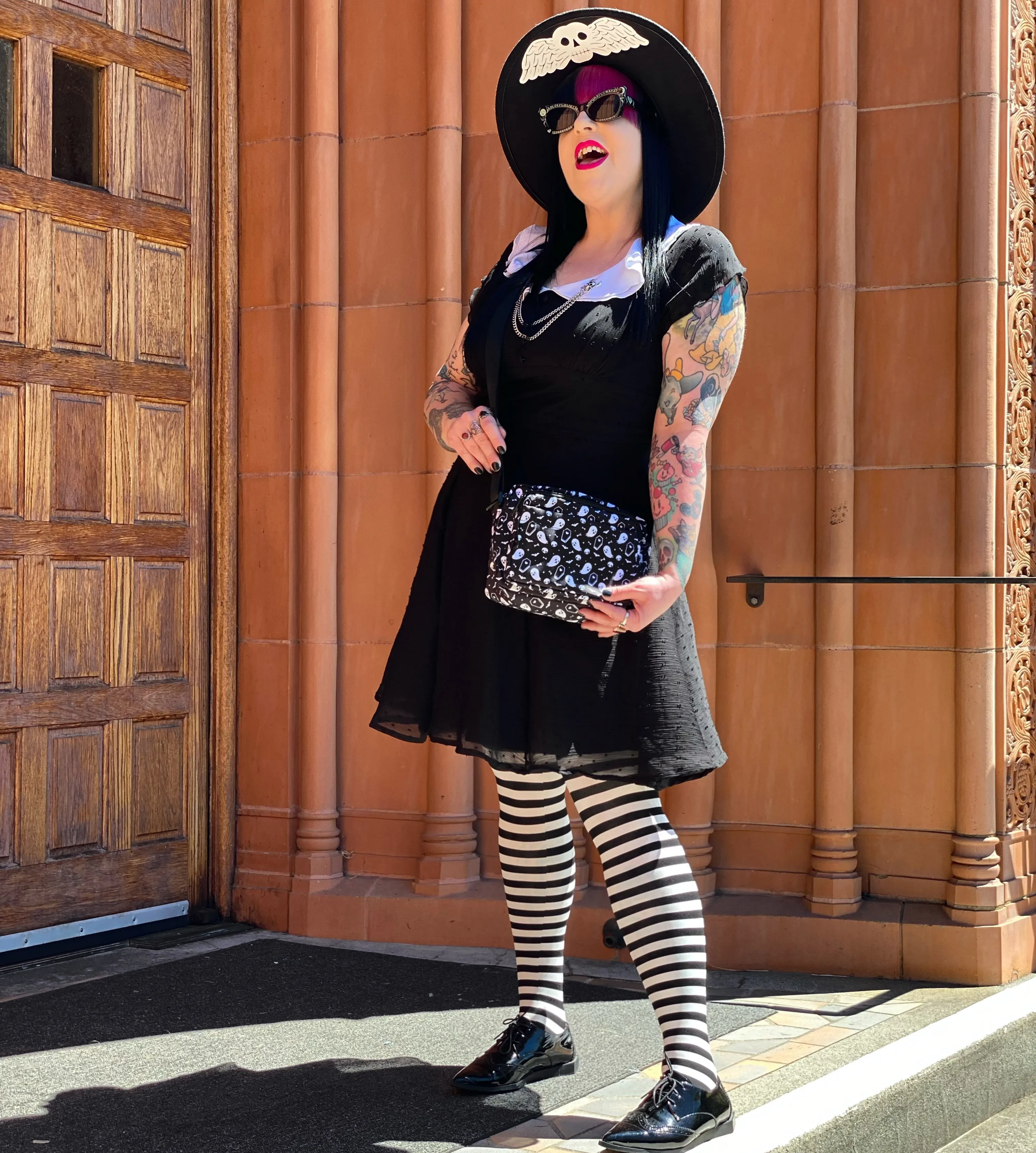Ghost and Coffin Crossbody Bag