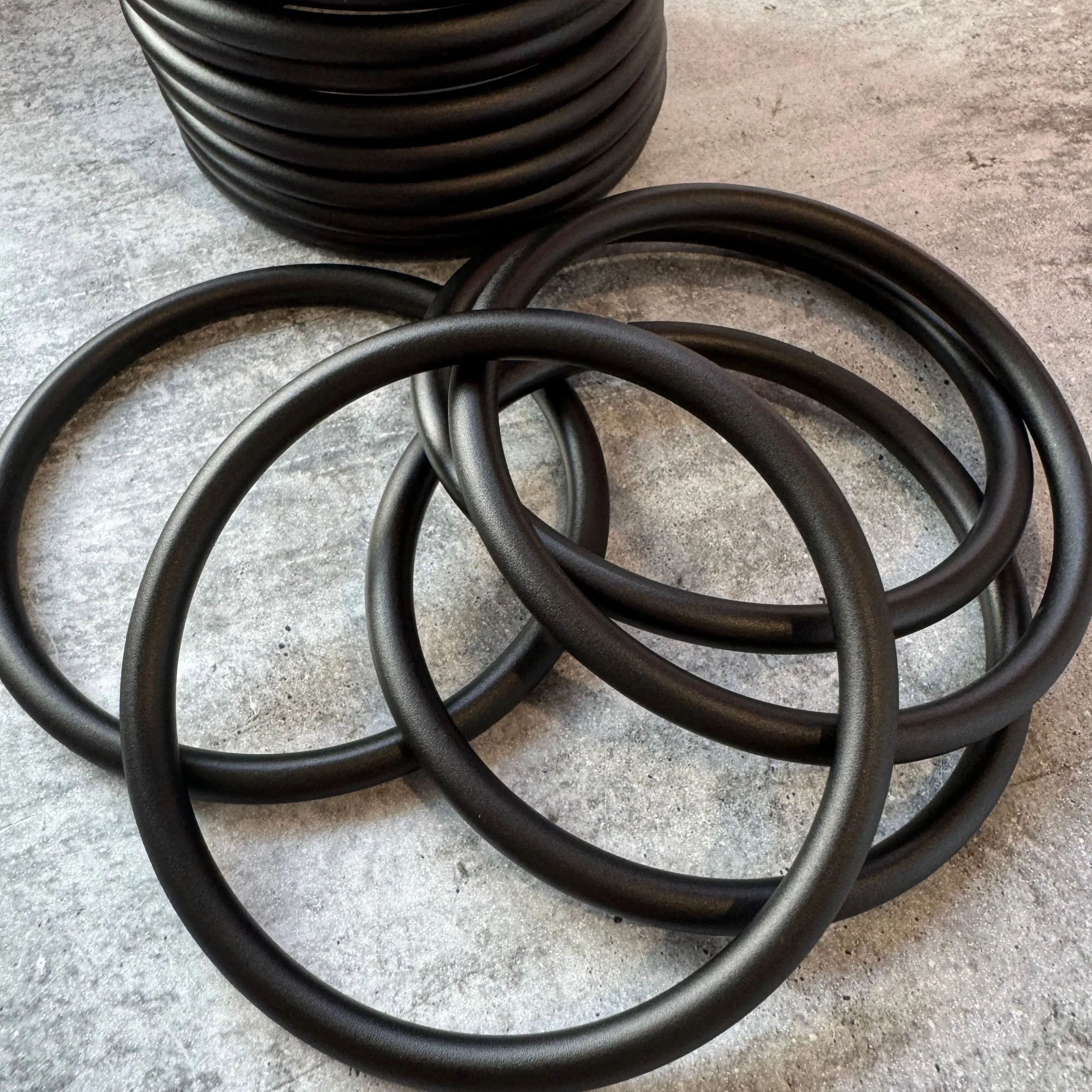 Giant 3 inch rings for sling bags or added bling - twin pack
