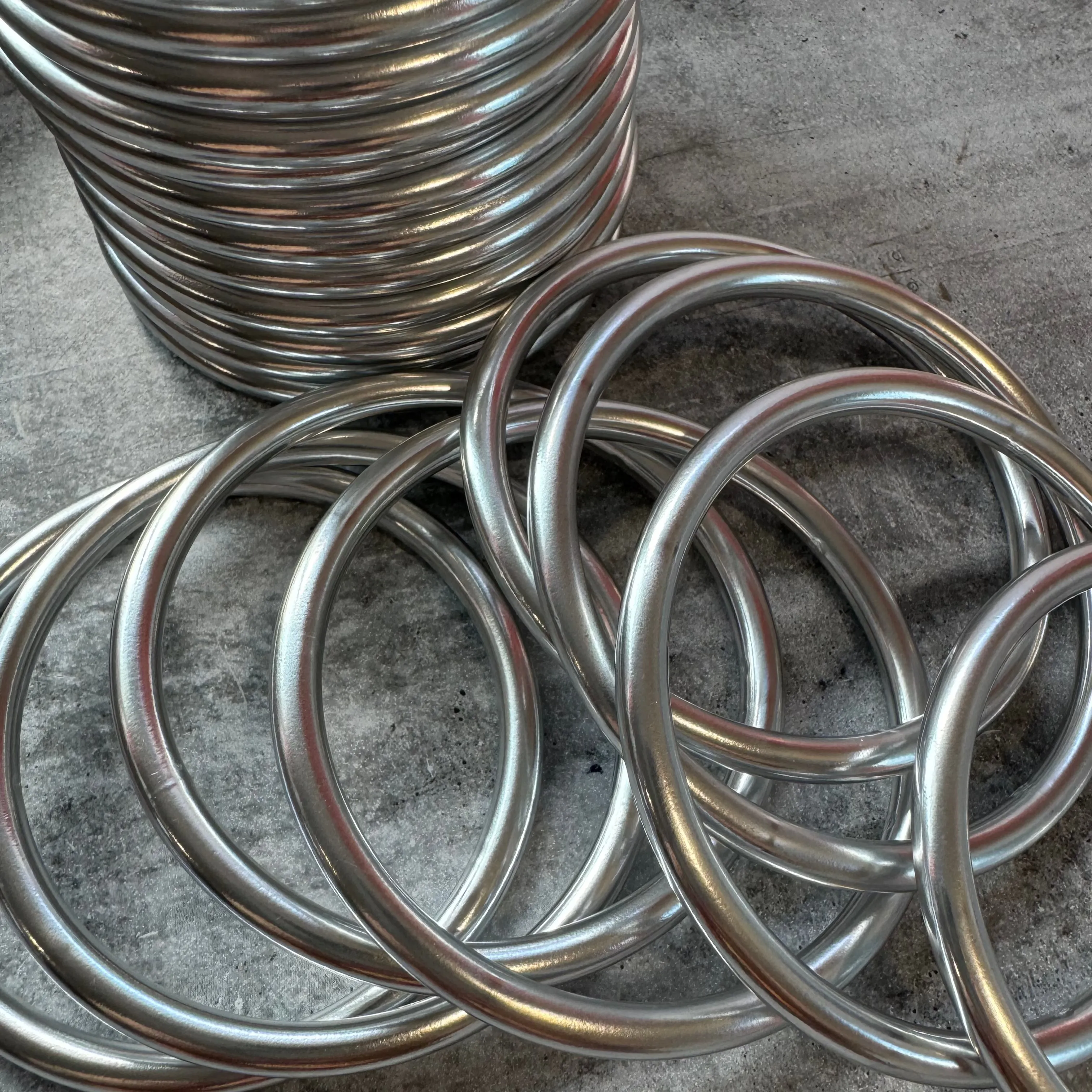 Giant 3 inch rings for sling bags or added bling - twin pack