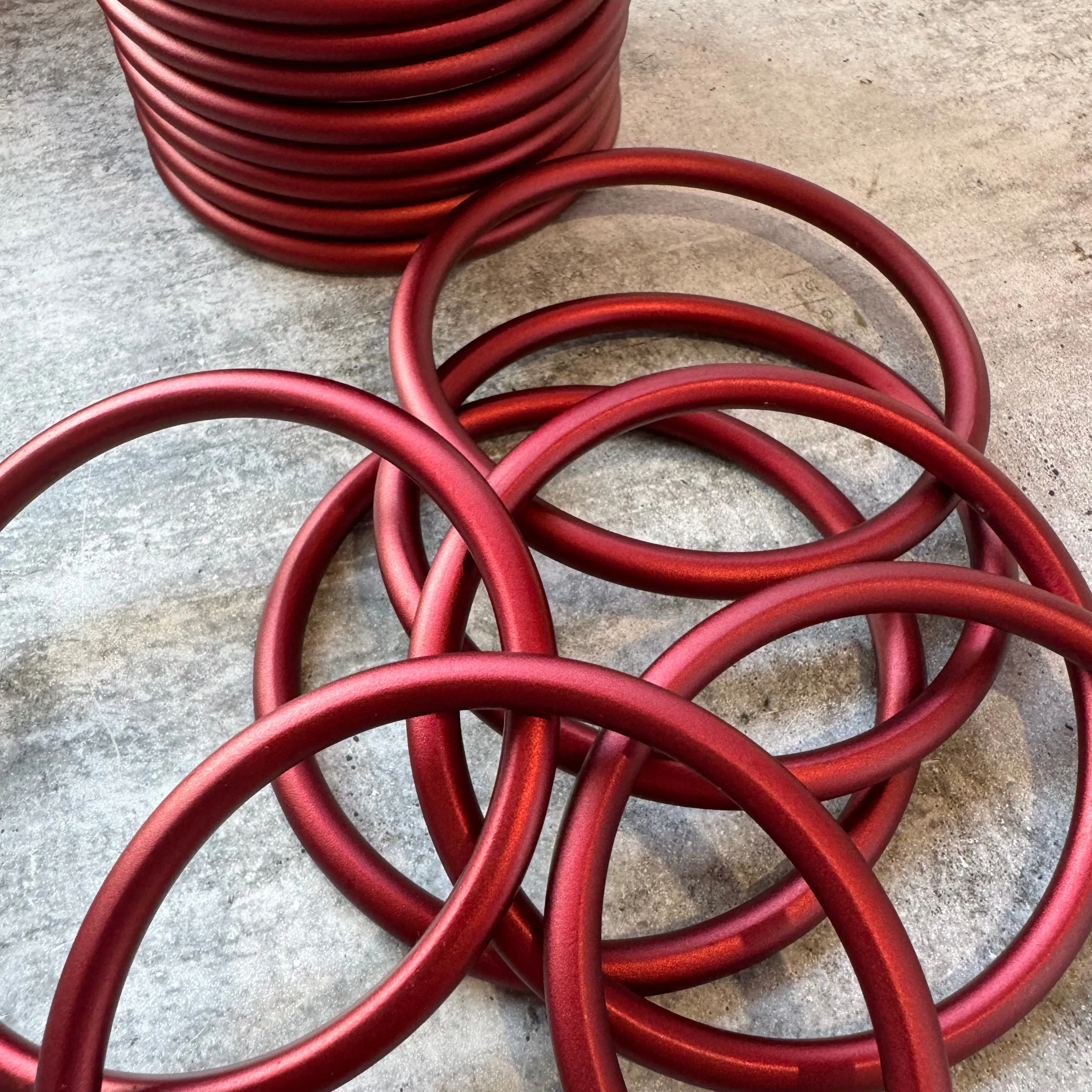 Giant 3 inch rings for sling bags or added bling - twin pack