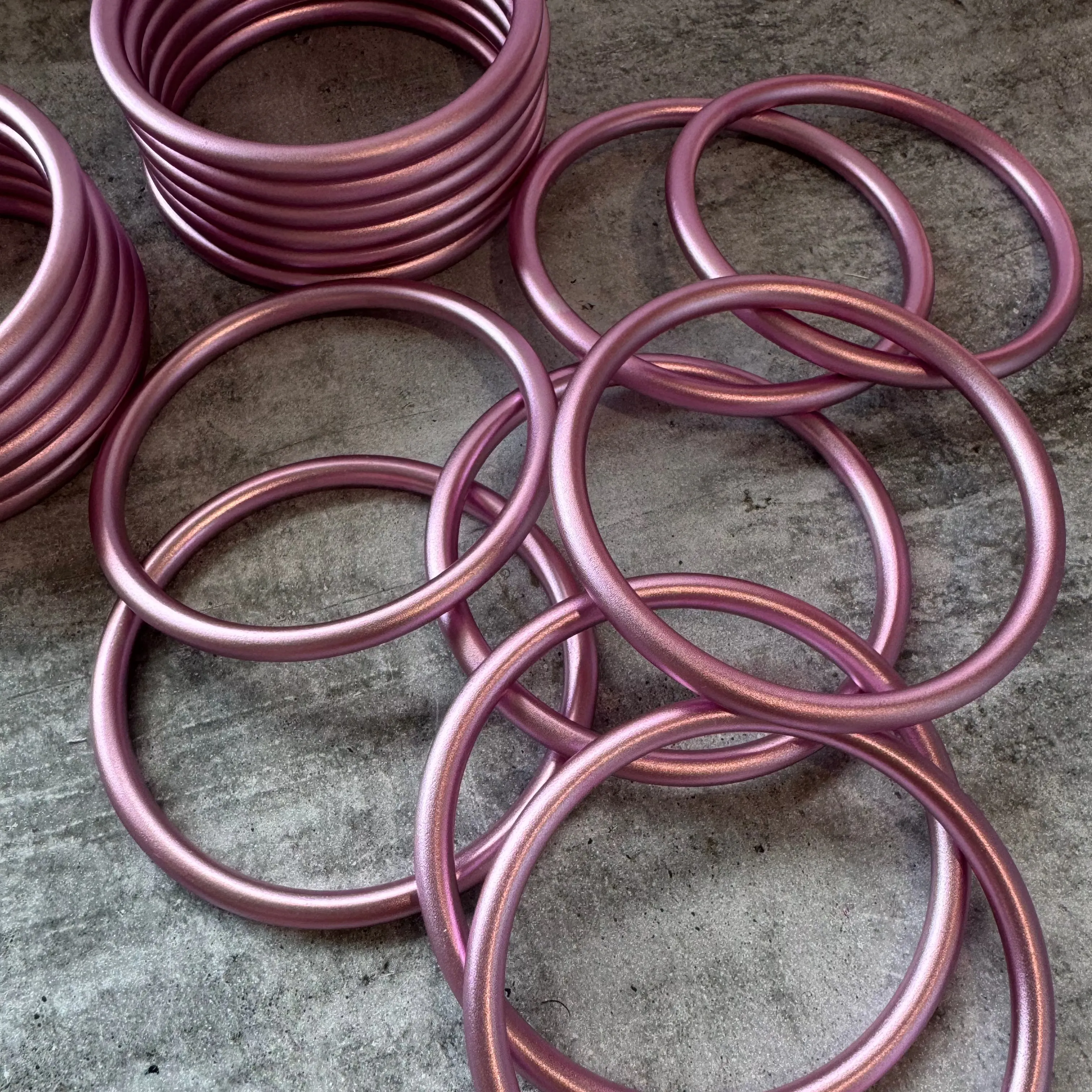 Giant 3 inch rings for sling bags or added bling - twin pack