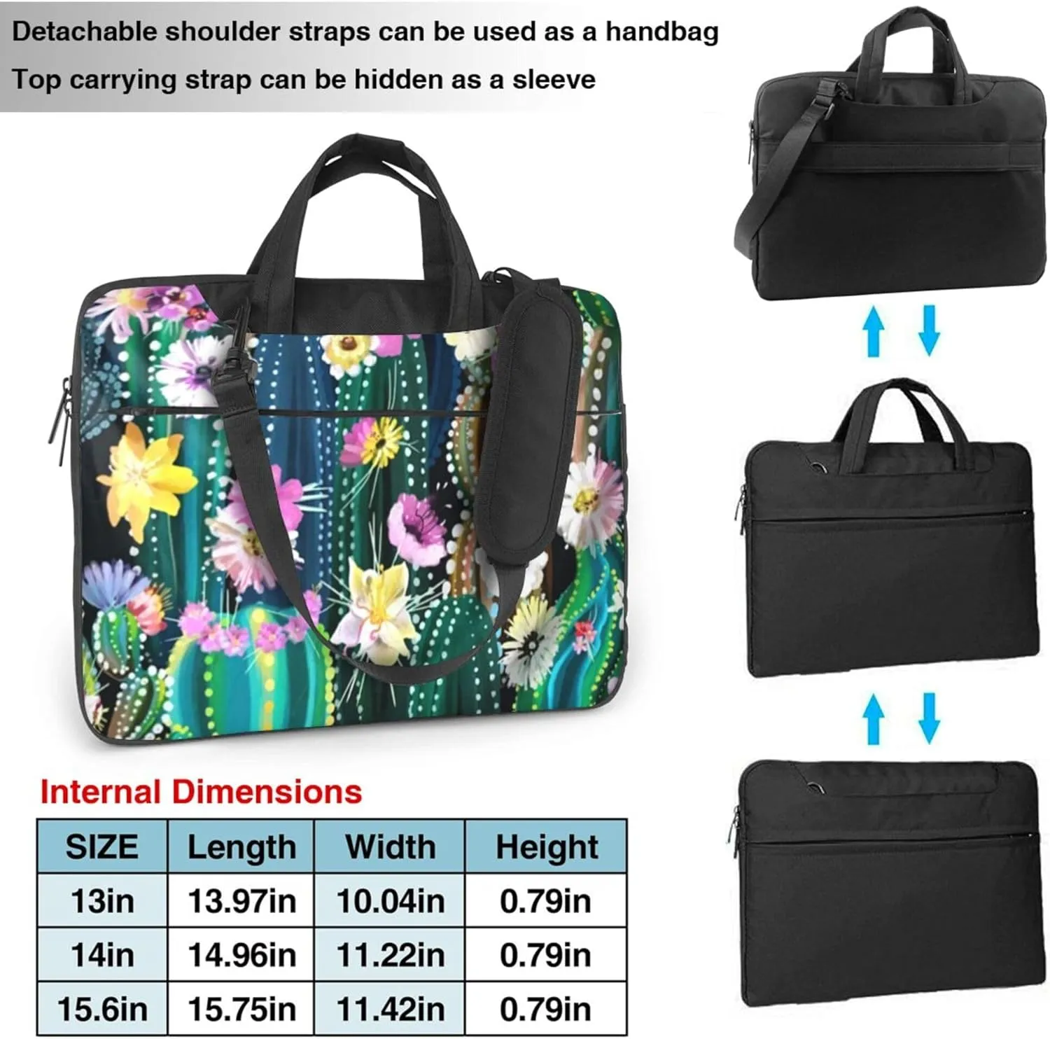 Goats Farm Laptop Shoulder Bag ​for Men Women, Computer Carrying Case Messenger Bag with Strap