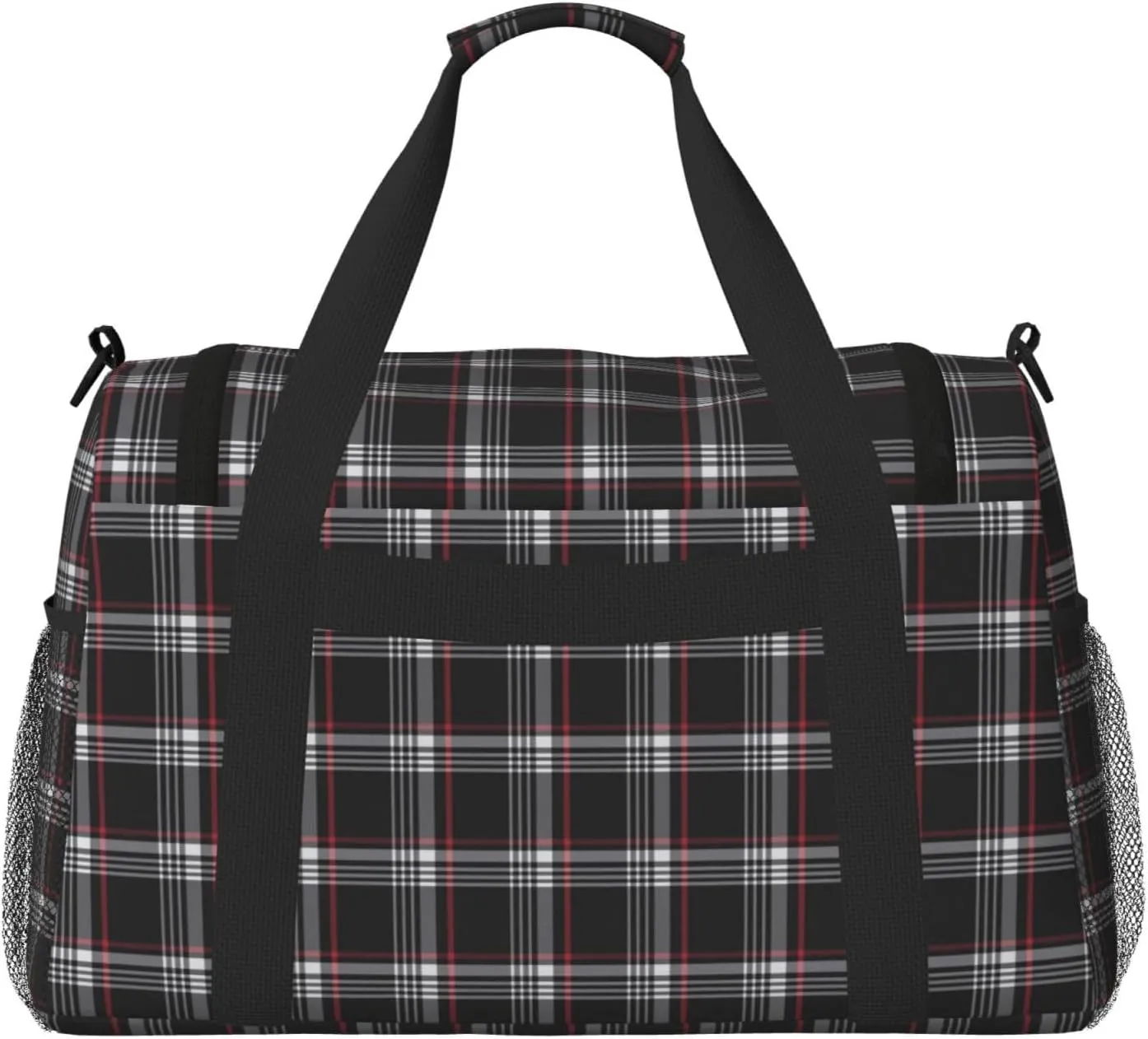 Golf Gti Plaid Travel Duffel Bag Large Foldable Waterproof Overnight Bag For Beach Swim Bags Pool Sports Gym
