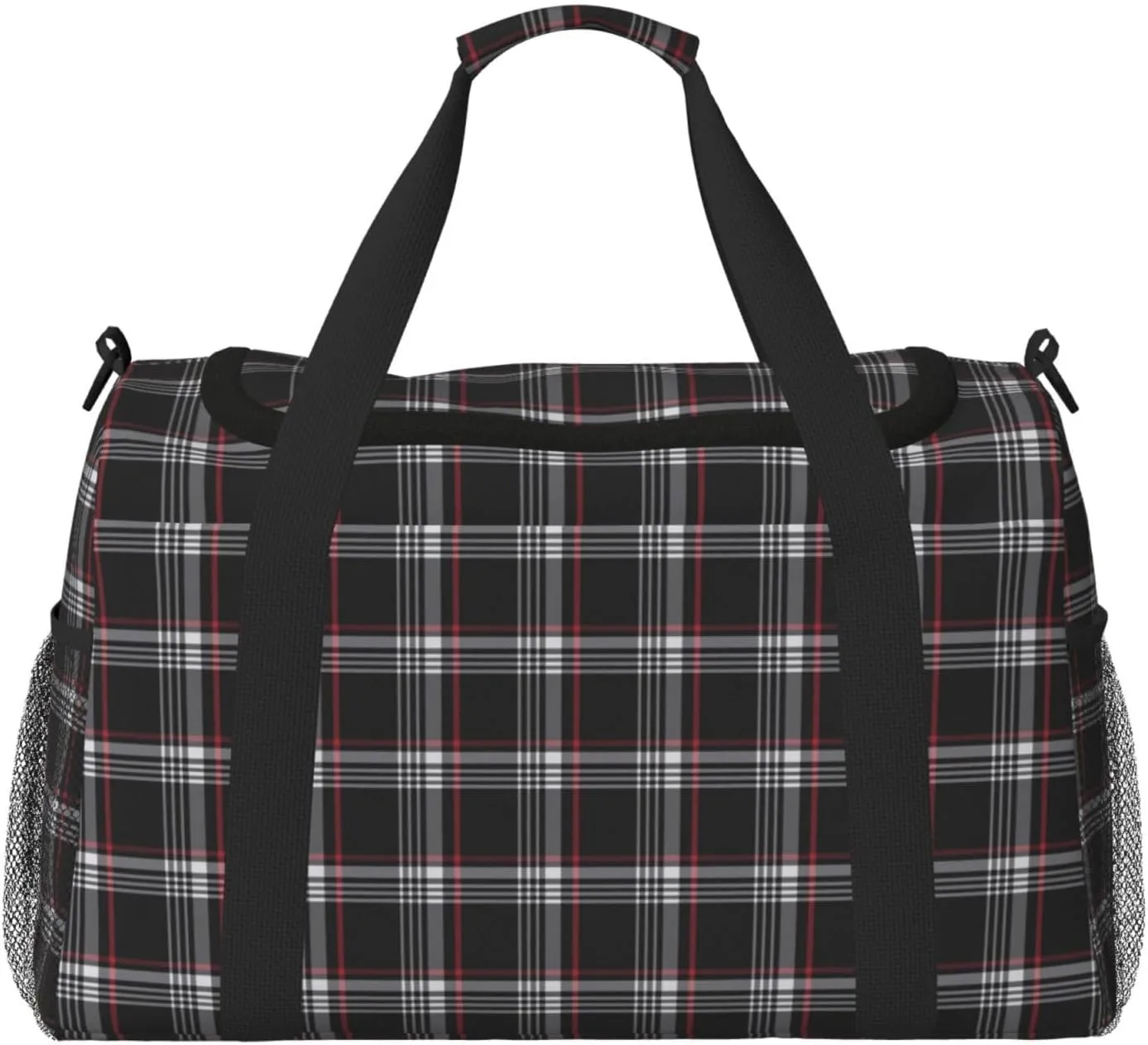 Golf Gti Plaid Travel Duffel Bag Large Foldable Waterproof Overnight Bag For Beach Swim Bags Pool Sports Gym