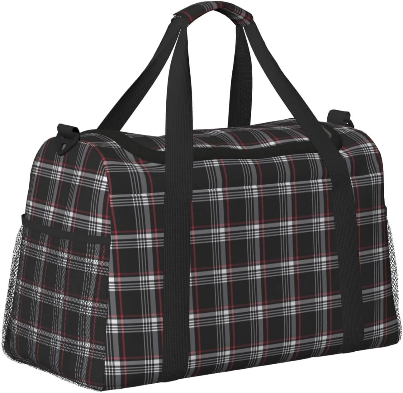 Golf Gti Plaid Travel Duffel Bag Large Foldable Waterproof Overnight Bag For Beach Swim Bags Pool Sports Gym