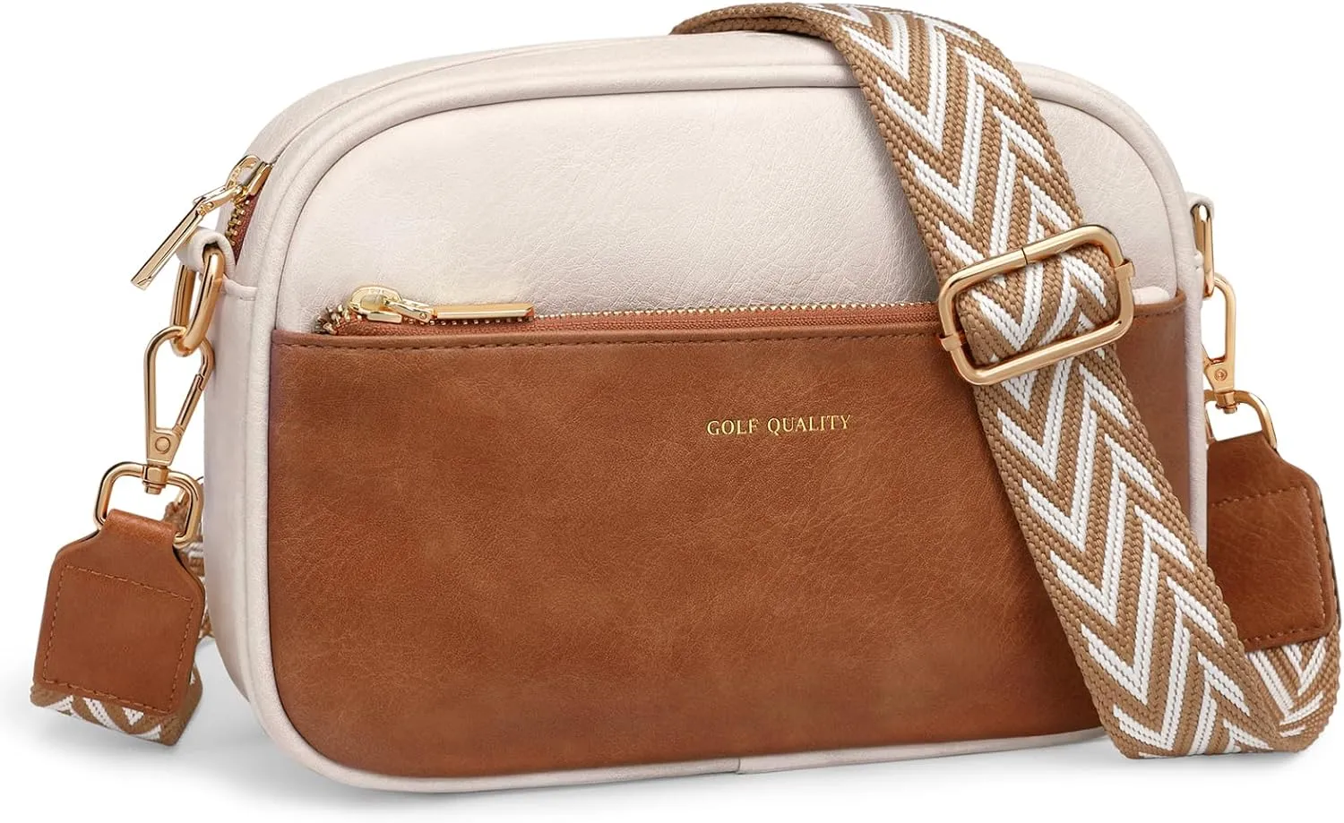 GOLF QUALTY Women's Fanny Pack, Crossbody Bags for Women, Fashion Sling Purse Shoulder Bag Fanny Pack Belt Bag Causal Chest Bum Bag Cross Body Purse for Sports Workout Traveling Running Casual
