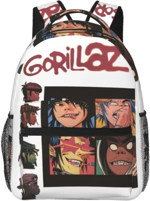 Gori-llaz Backpack Adults Bag Casual Backpack Hiking Daypack