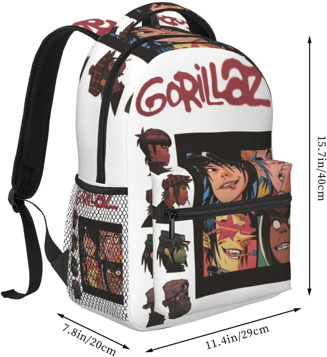 Gori-llaz Backpack Adults Bag Casual Backpack Hiking Daypack