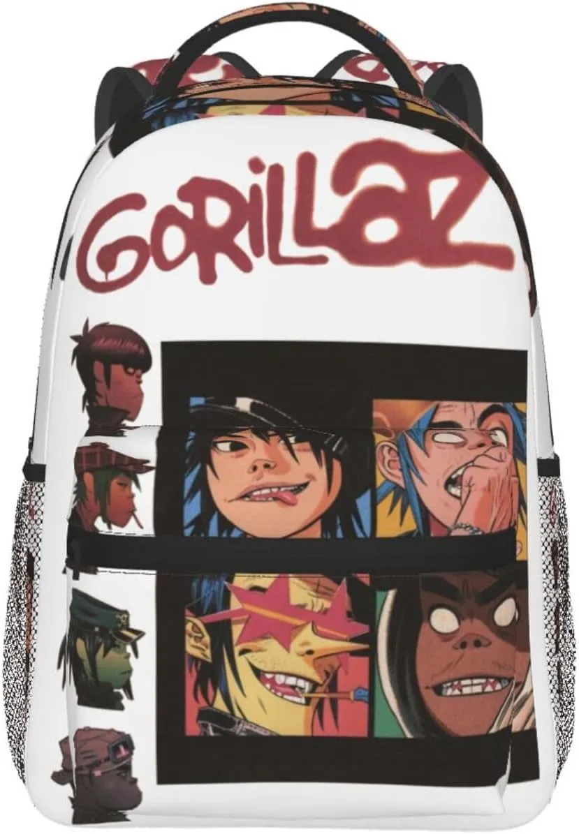 Gori-llaz Backpack Adults Bag Casual Backpack Hiking Daypack