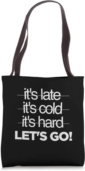 Great Motivational Discipline Workout No Excuses Gym Sarcasm Tote Bag