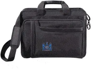 Greekgear Alpha Xi Delta Crest - Shield Briefcase Attache Black
