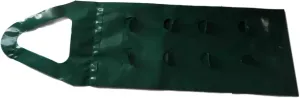 Green Loop Handle Grow Pouch - 8 Holes - 10 Pack