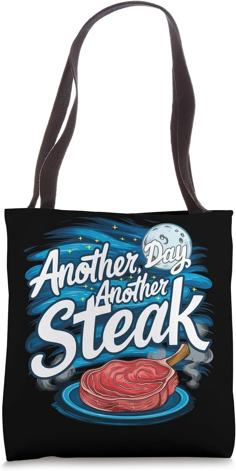 Grilled Steak Gournet Gym Rat Lean Protein Muscle Food Gym Tote Bag