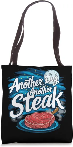 Grilled Steak Gournet Gym Rat Lean Protein Muscle Food Gym Tote Bag
