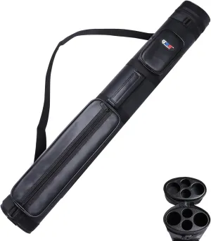 GSE Games & Sports Expert 2x2 Deluxe Hard Billiard Pool Cue Stick Carrying Case, Billiard Cue Case, Billiards Accessories (Several Colors Available)