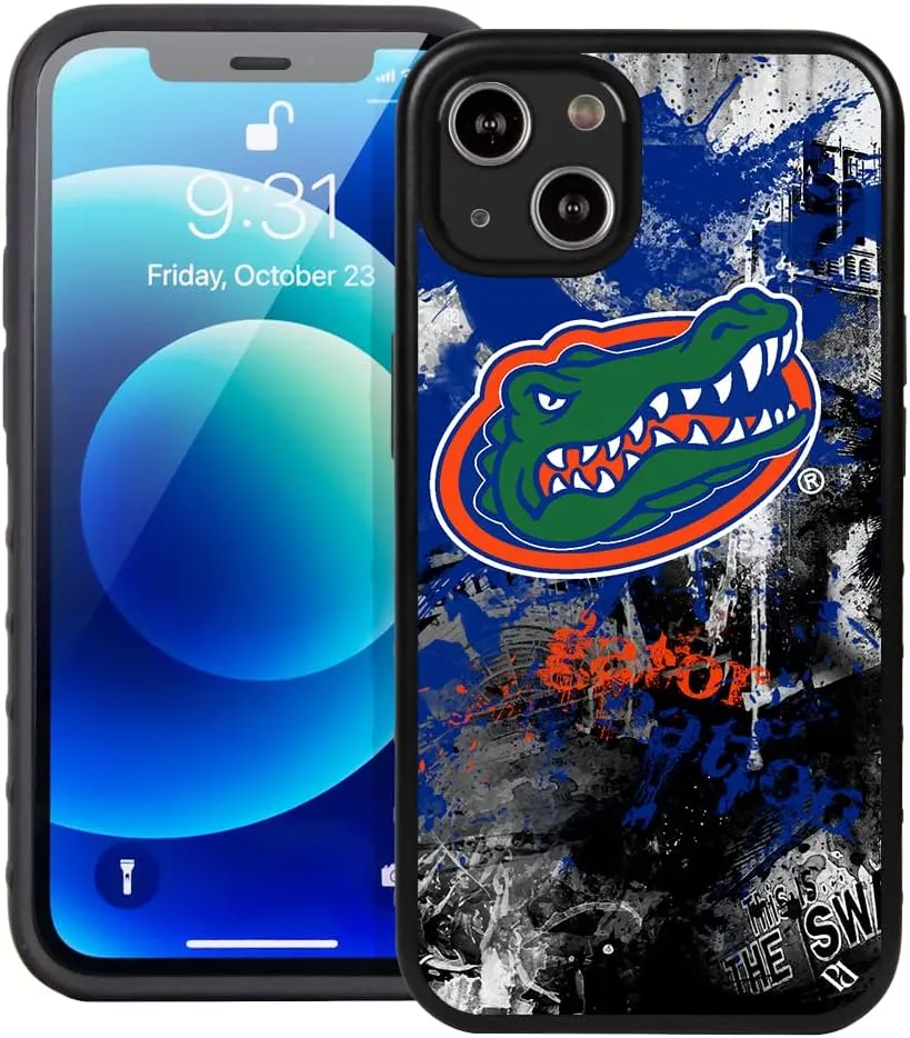 Guard Dog Case Compatible with iPhone 14 - Military Grade - Rugged Two Piece Protection - Collegiate Licensed - Florida Gators - by Paulson Designs