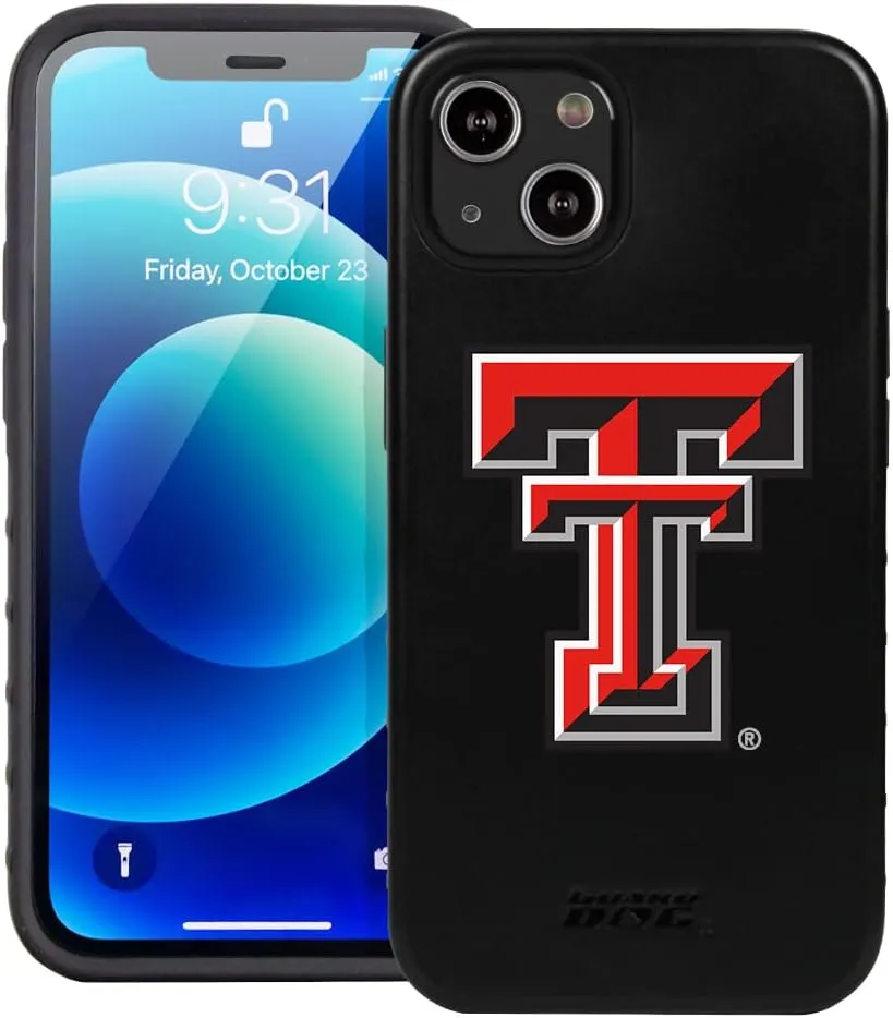 Guard Dog Case Compatible with iPhone 14 - Military Grade - Rugged Two Piece Protection - Collegiate Licensed - Texas Tech Red Raiders - Logo