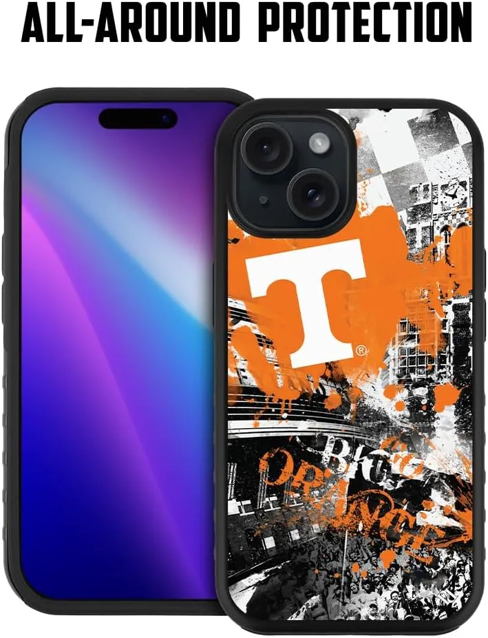Guard Dog Case Compatible with iPhone 15 - Compatible with MagSafe - Military Grade - Rugged Two Piece Protection - Collegiate Licensed - Tennessee Volunteers - by Paulson Designs