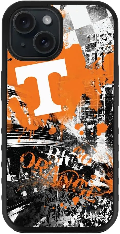 Guard Dog Case Compatible with iPhone 15 - Compatible with MagSafe - Military Grade - Rugged Two Piece Protection - Collegiate Licensed - Tennessee Volunteers - by Paulson Designs
