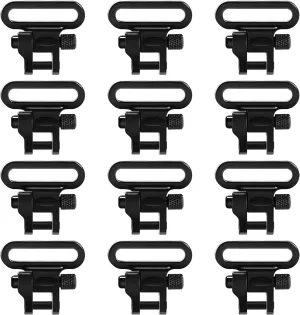 GUGULUZA Dozen Quick Release Shotgun Rifle Gun Sling Swivels(12 Pack)