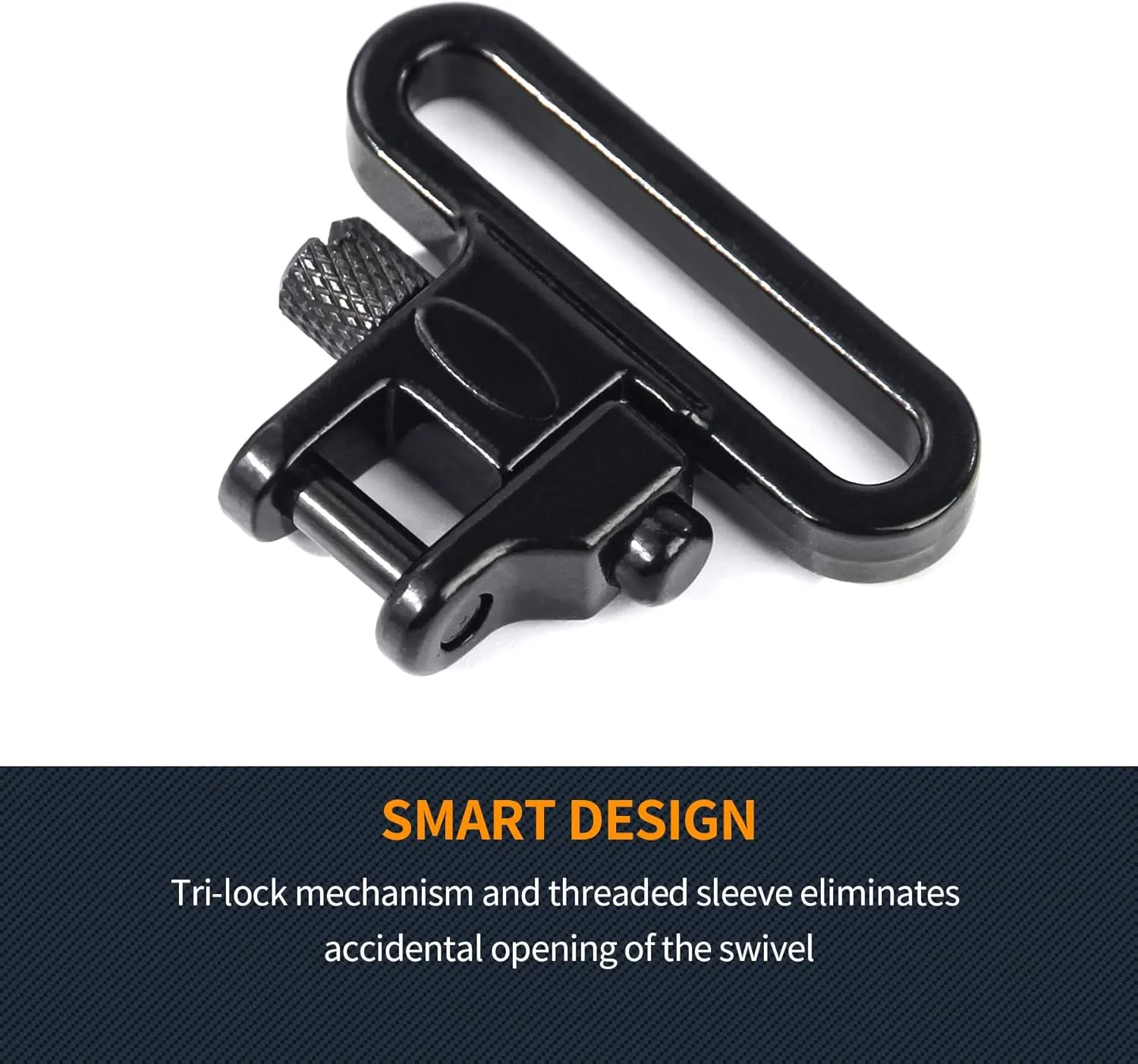 GUGULUZA Dozen Quick Release Shotgun Rifle Gun Sling Swivels(12 Pack)