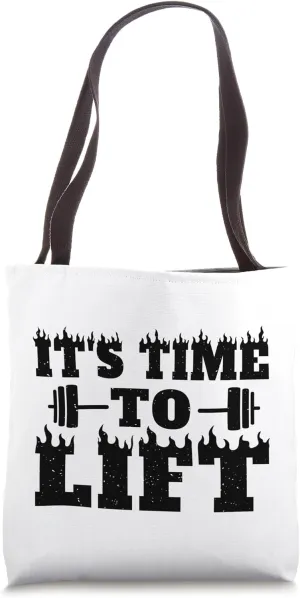 Gym Workout Funny - Time To Lift Tote Bag