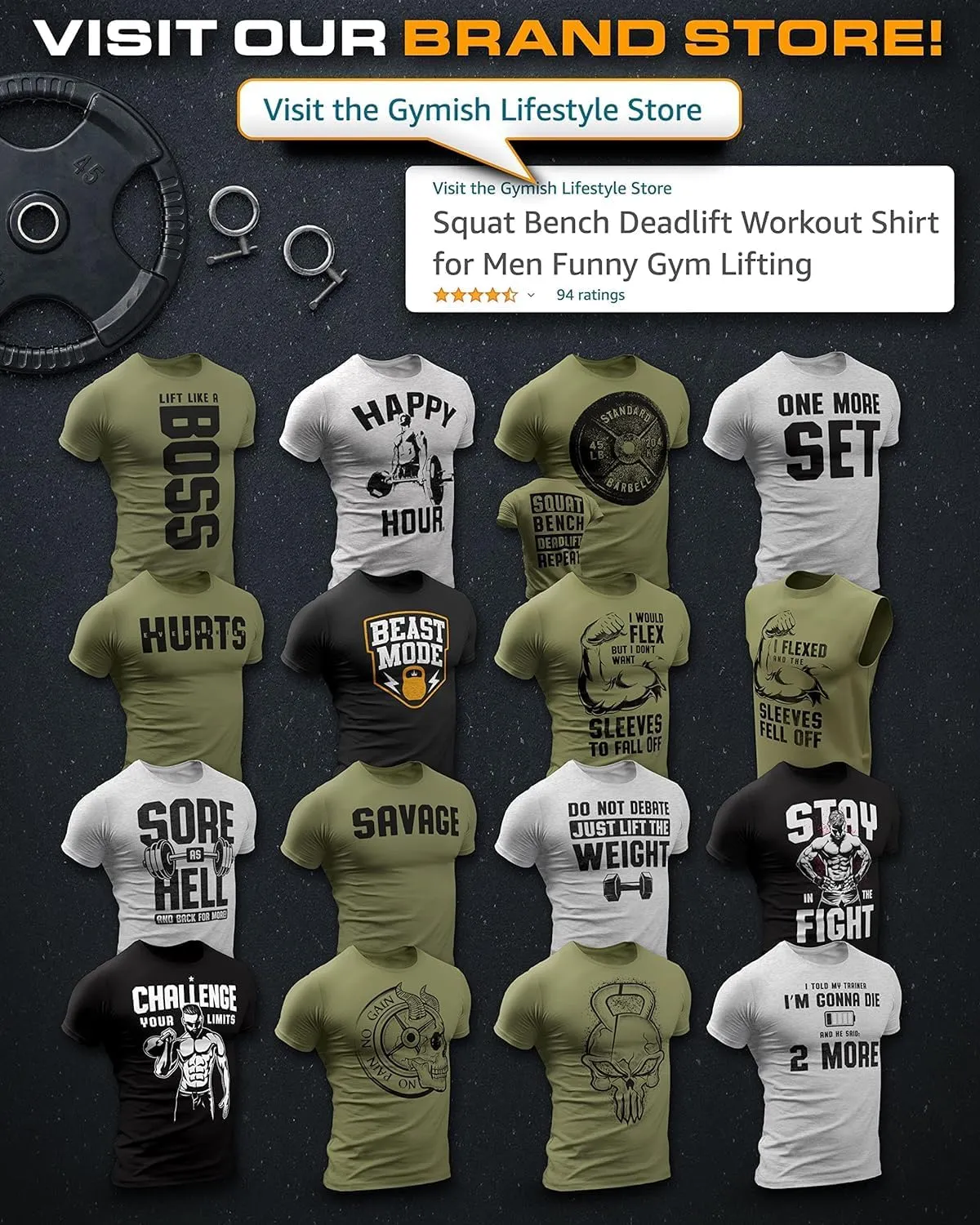 Gymdays Graphic Fitness Tank, Sleeveless Bodybuilding Athletic Tank Top