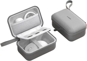 Hagibis Mouse Storage Case, Electronic Organizer Travel Bag, Portable Carry Case for Wireless Mouse Cable Charger Power Bank Hardshell (Grey)