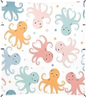 Hand Drawing Octopus Beach Tent Camping Sun Shelters Portable Outdoor Canopy Sun Shade for Camping Trips Fishing Backyard Fun or Picnics Easy Setup with Carrying Bag