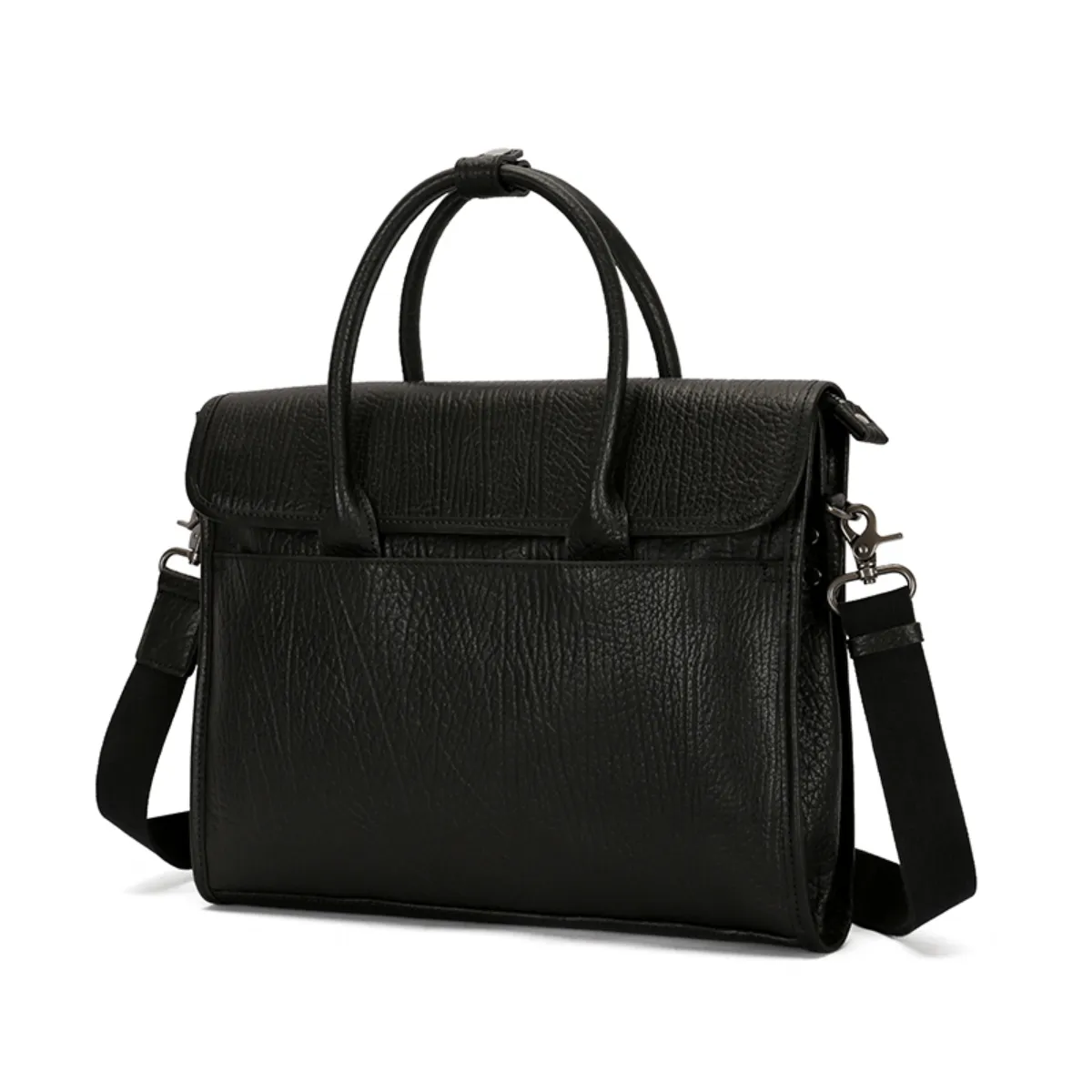 Handmade Vintage Waterproof Leather Crossbody Messenger Bag for Men