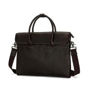 Handmade Vintage Waterproof Leather Crossbody Messenger Bag for Men