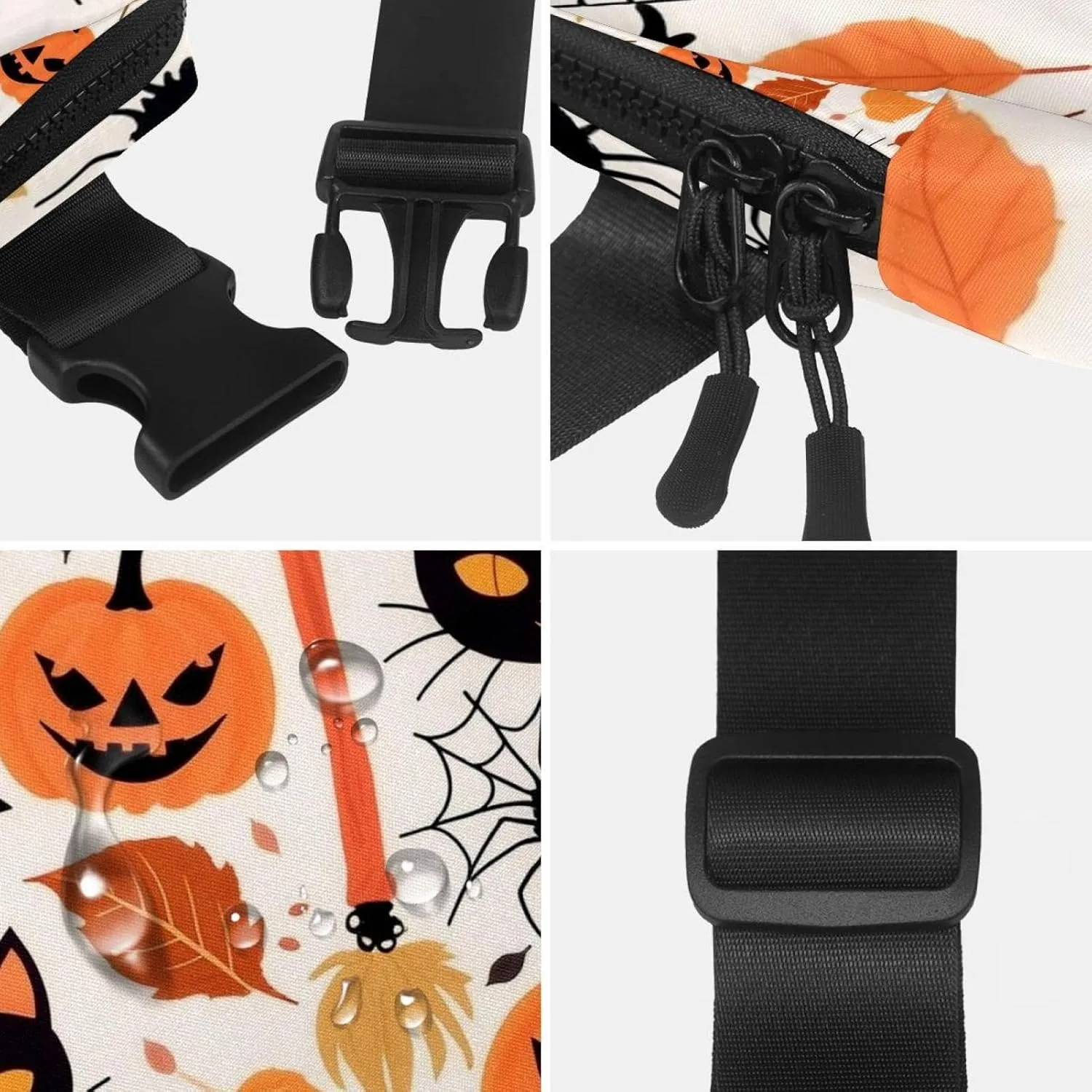 Happy Halloween-311 Belt Bag for Men and Women Fanny Pack,Belt Bag with Adjustable Strap,Fashion Crossbody Everywhere Belt Bag for Travel Outdoors Running Hiking