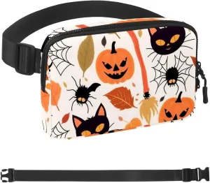 Happy Halloween-311 Belt Bag for Men and Women Fanny Pack,Belt Bag with Adjustable Strap,Fashion Crossbody Everywhere Belt Bag for Travel Outdoors Running Hiking