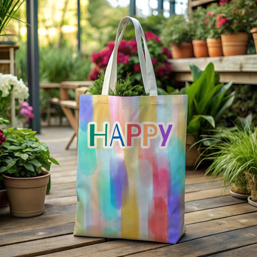 Happy Tote Bag