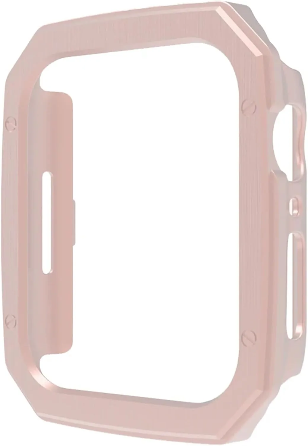 Hard PC Case for Apple Watch Ultra 49mm 41mm 45mm Cover Plating Plastic for IWatch Series 9 8 7 6 SE 5 40mm 44mm Protective Case(Rose Gold,40mm)