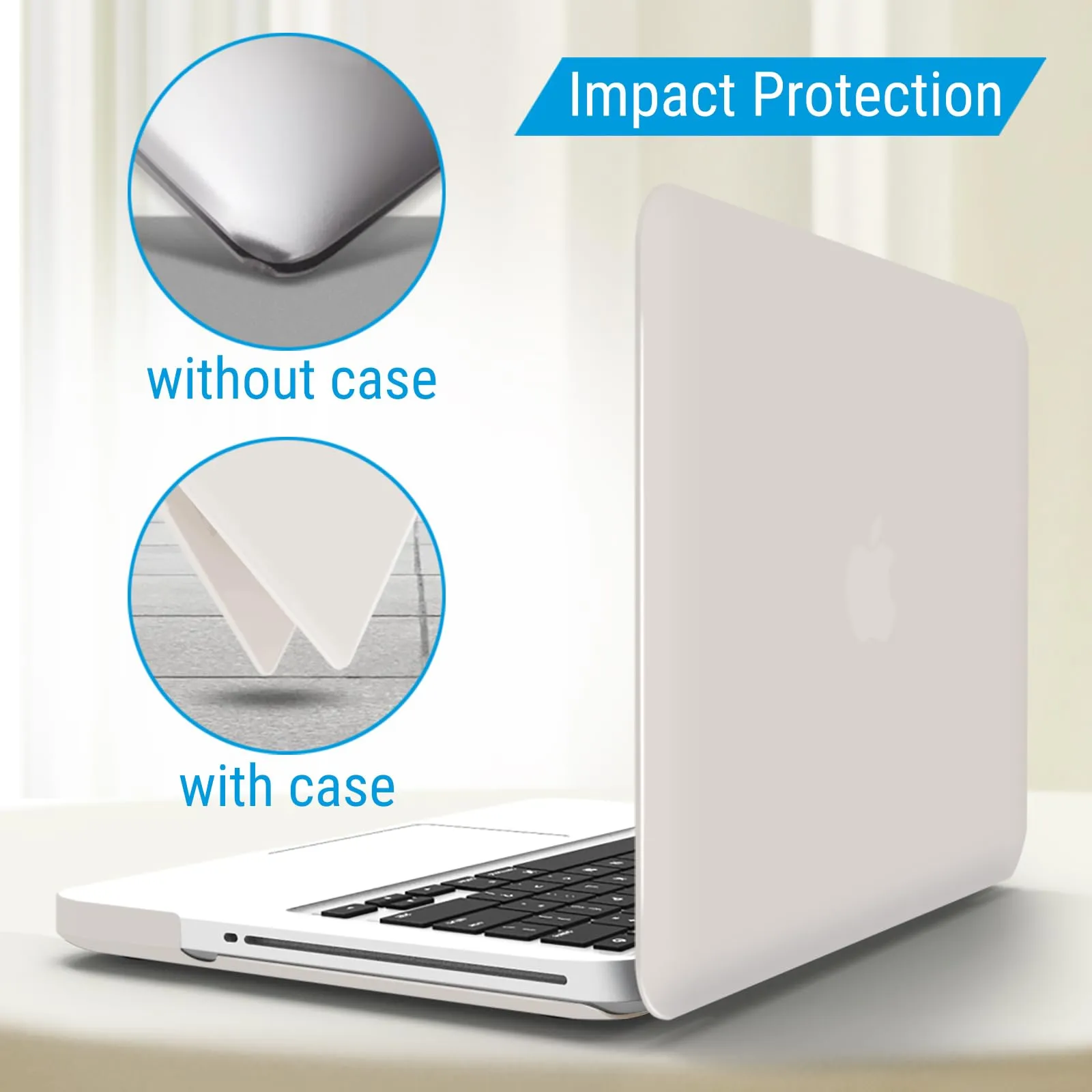 Hard Plastic Case Shell Keyboard Cover For MacBook OLD Pro 13 A1278 with CD ROM