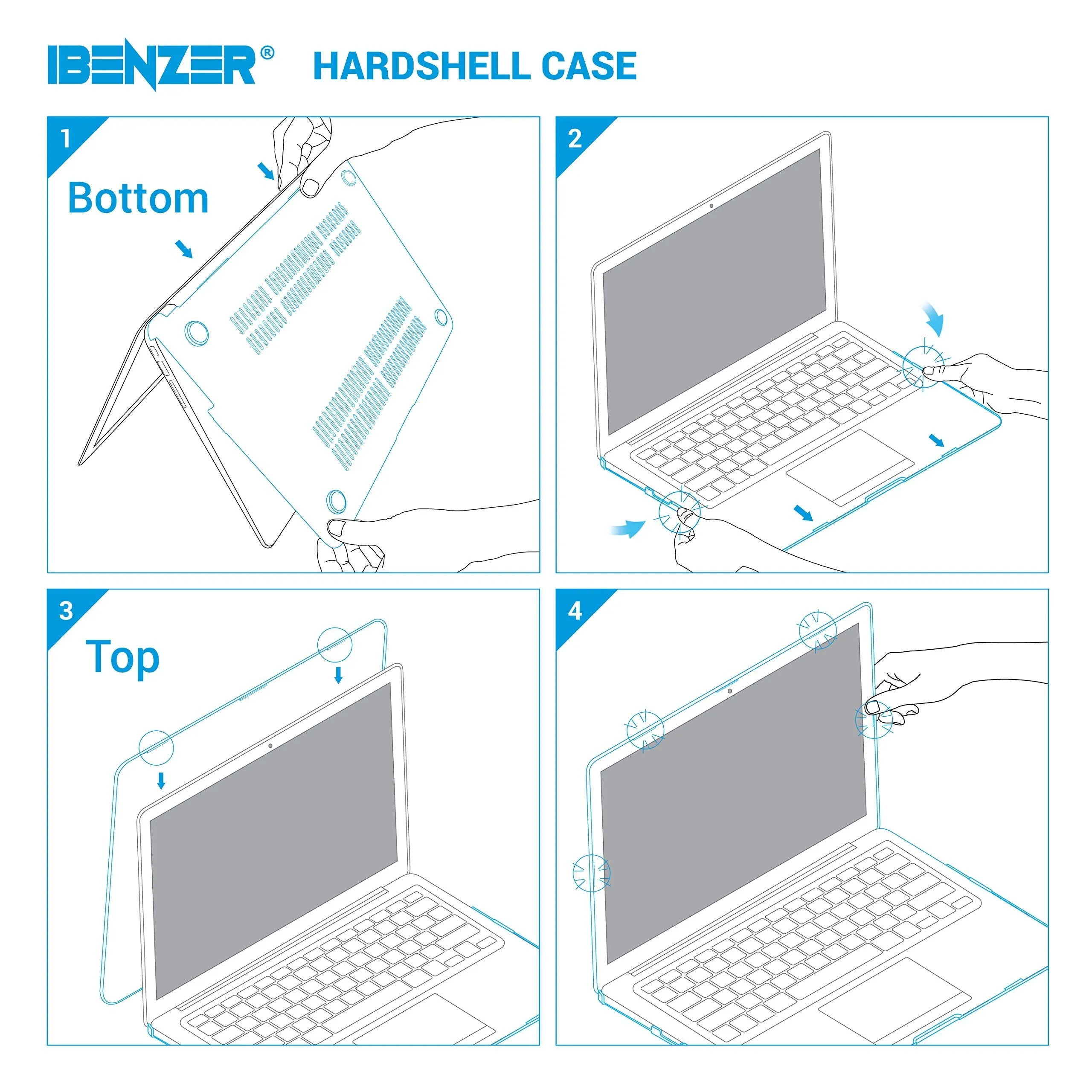 Hard Plastic Case Shell Keyboard Cover For MacBook OLD Pro 13 A1278 with CD ROM
